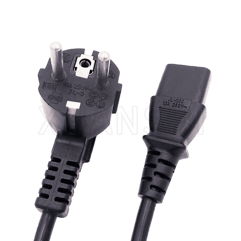 Cablu de alimentare cu mufă europeană cu conector C13 JL-3,JL-38C