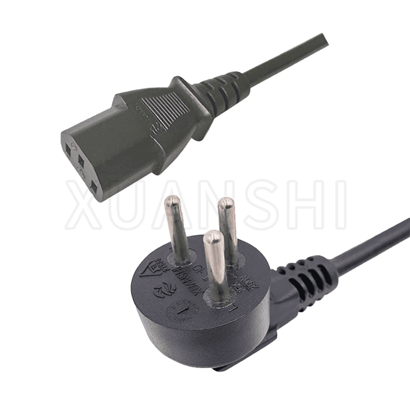 Cablu de alimentare Israel cu 3 pini cu conector IEC C13 JL-10,JL-38C